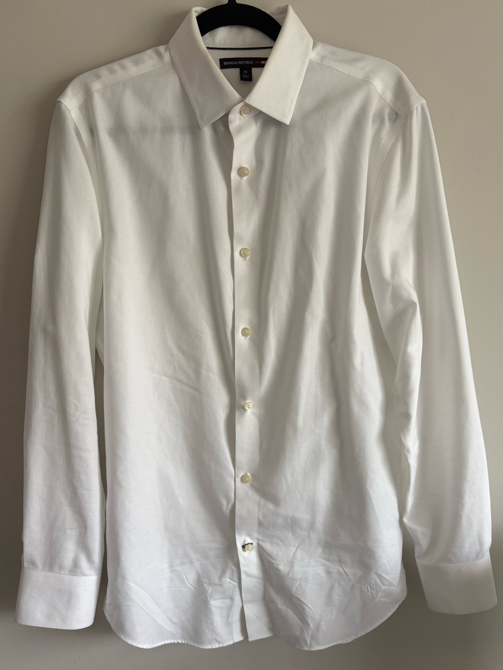 Banana Republic Men's Classic White Dress Shirt
